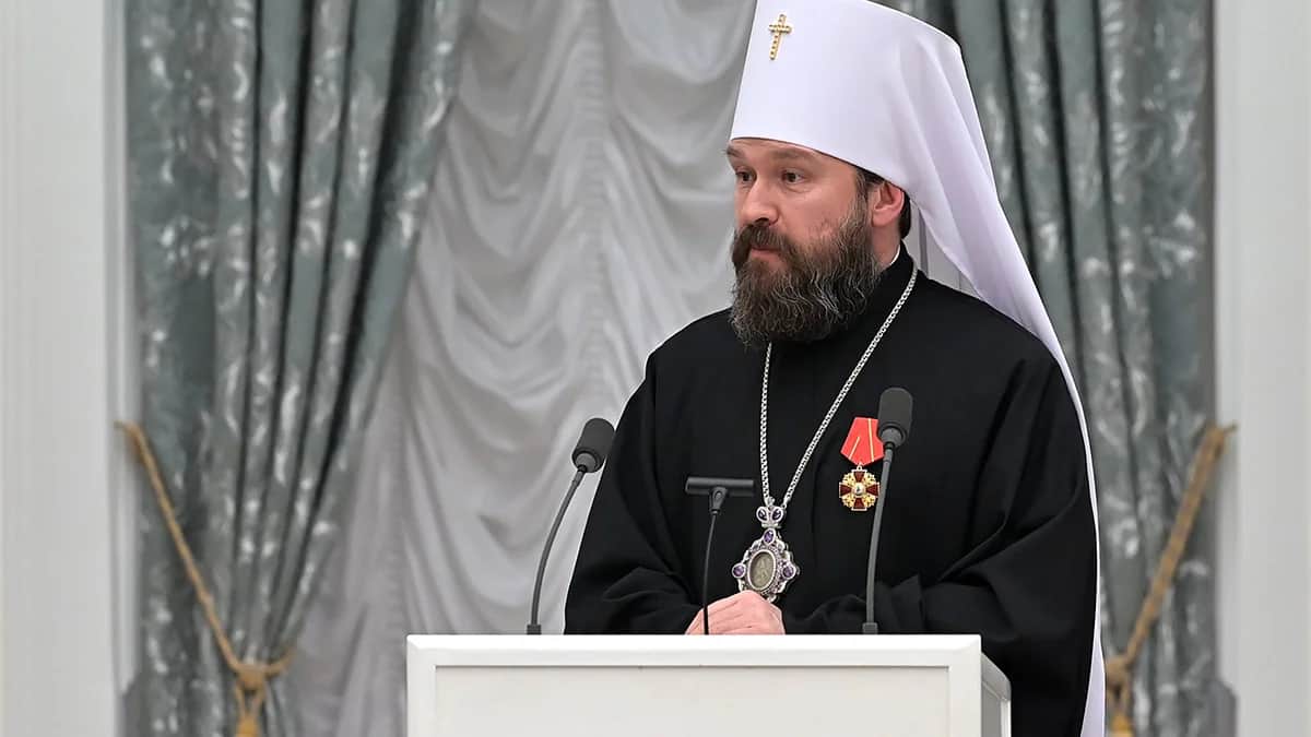 Митрополит Иларион награжден Орденом Александра Невского, 2 февраля, 2022. Фото: kremlin.ru