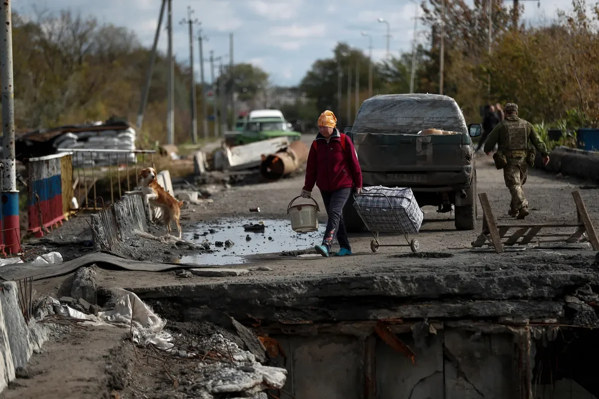 Kupiansk, 3 October 2022. Photo: EPA-EFE/ATEF SAFADI