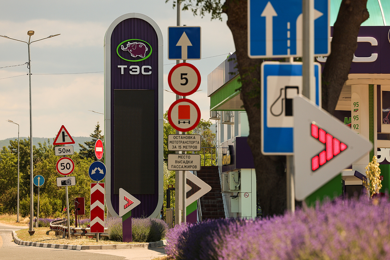 Автозаправочная станция ТЭС, Севастополь, Крым, 21 июня 2026 года. Фото: Максим Чурусов / ТАСС / ZUMA Press / Scanpix / LETA