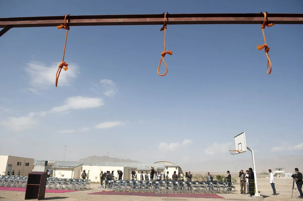 Gallows in Kabul, Afghanistan. Photo: EPA / JAWAD JALALI