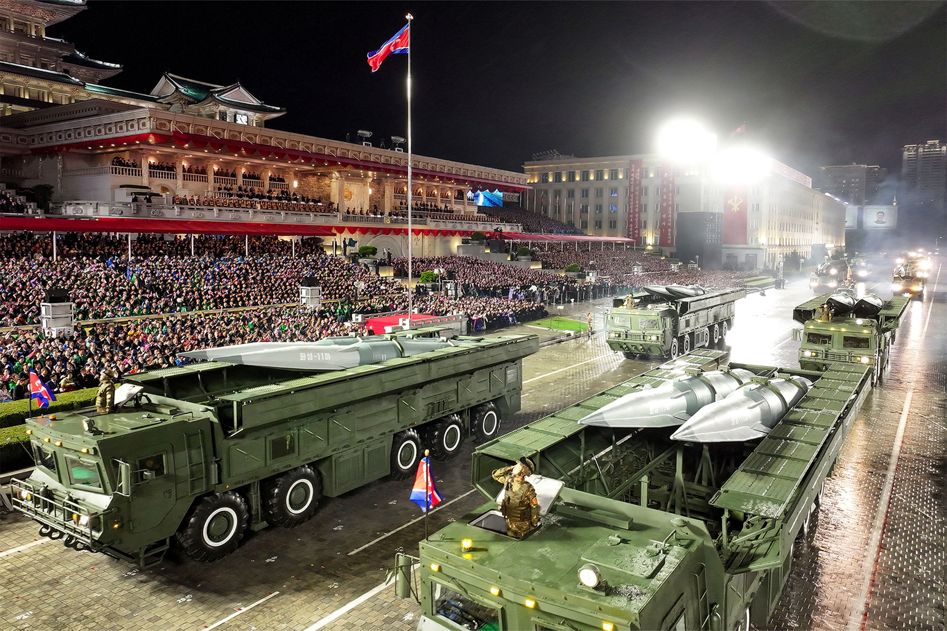 Оперативно-тактический ракетный комплекс KN-23 с ракетой Hwasong-11Ga. Фото: KCNA