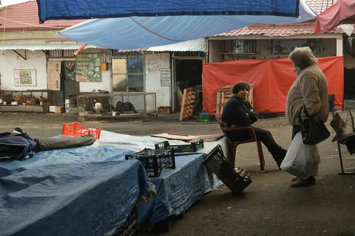 A market in Stepanakert. Photo: Ani Balayan