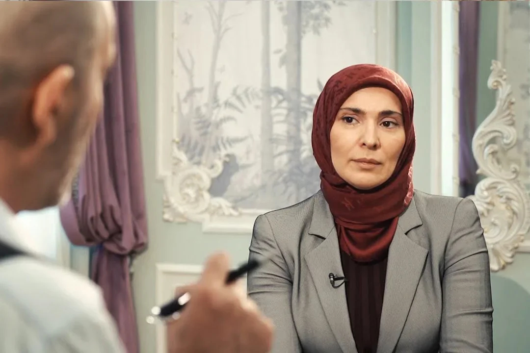 Aina Gamzatova, the advisor to Dagestan’s mufti. Photo: nnt_tv / Youtube