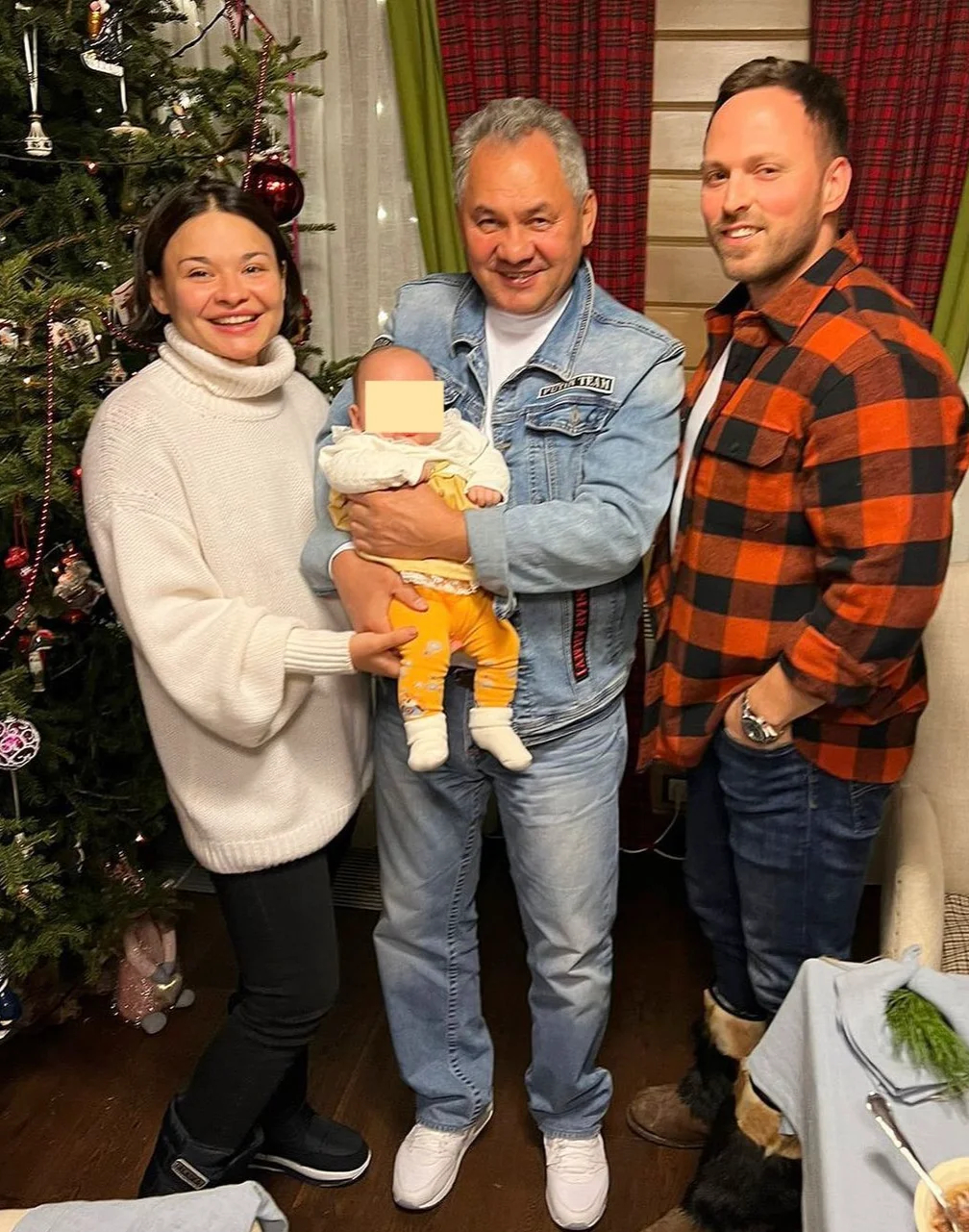 Ksenia Shoigu, Sergey Shoigu and Alexey Stolyarov. Photo: social media