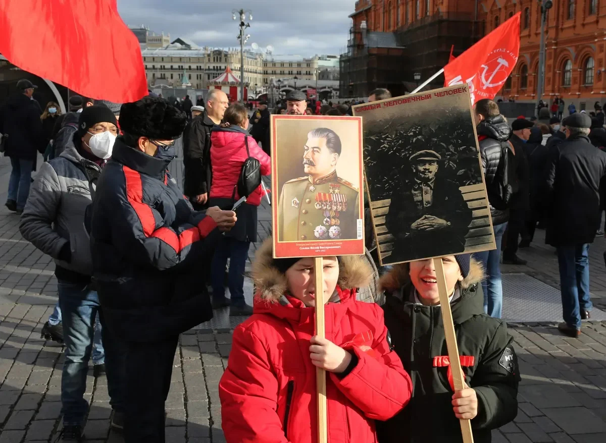 A 7 October demonstration in the Moscow centre, 2021. Photo: Mikhail Svetlov / Getty Images