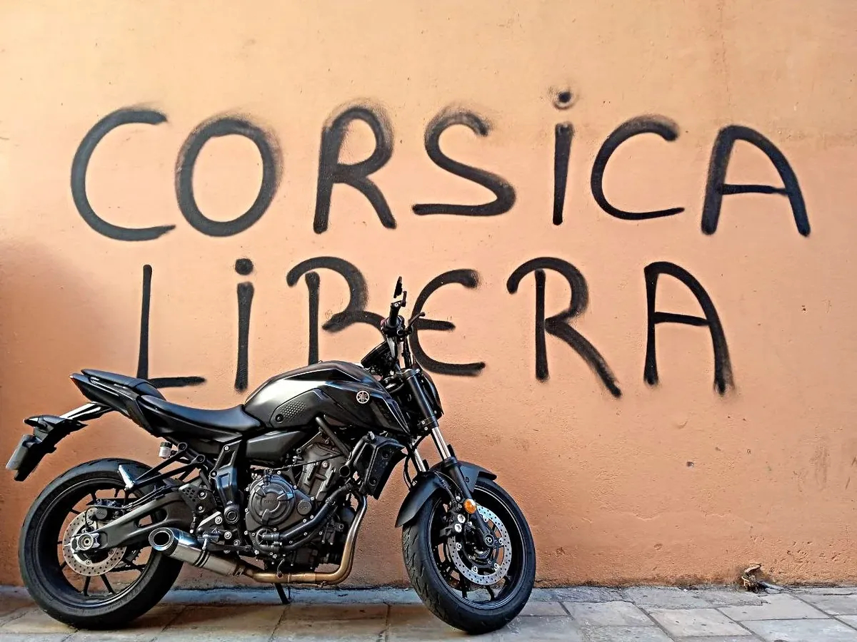 ‘Free Corsica’, Bastia. Photo: Novaya Gazeta Europe