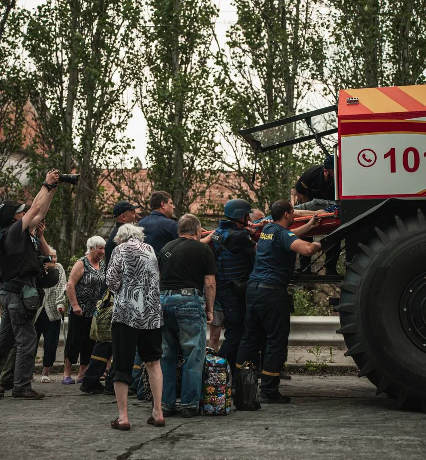 Right bank of the Dnipro River, Kherson, June 2023. Photo: Telegram