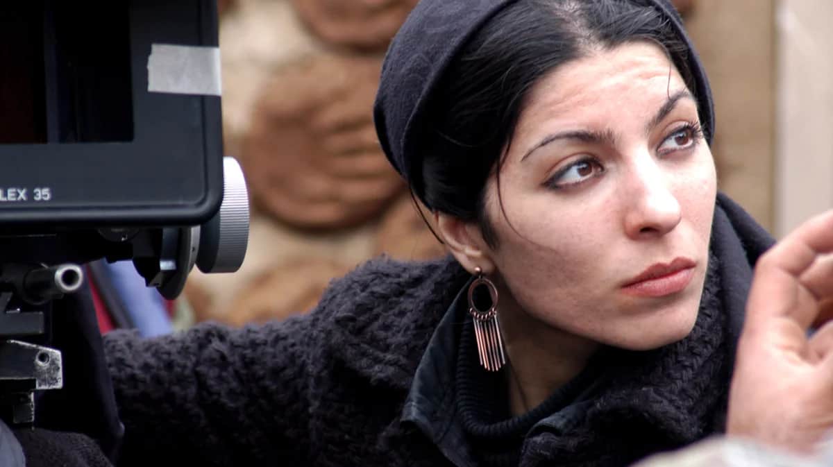 Режиссер Самира Махмальбаф на съемках фильма «Двухрогий конь», 2008 год. Фото: Hana Makhmalbaf / Wild Bunch / Everett Collection / Vida Press