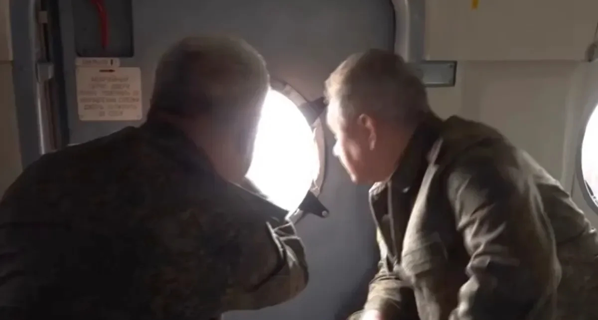 Sergey Shoigu’s first public appearance following Prigozhin’s coup. Photo: video screenshot