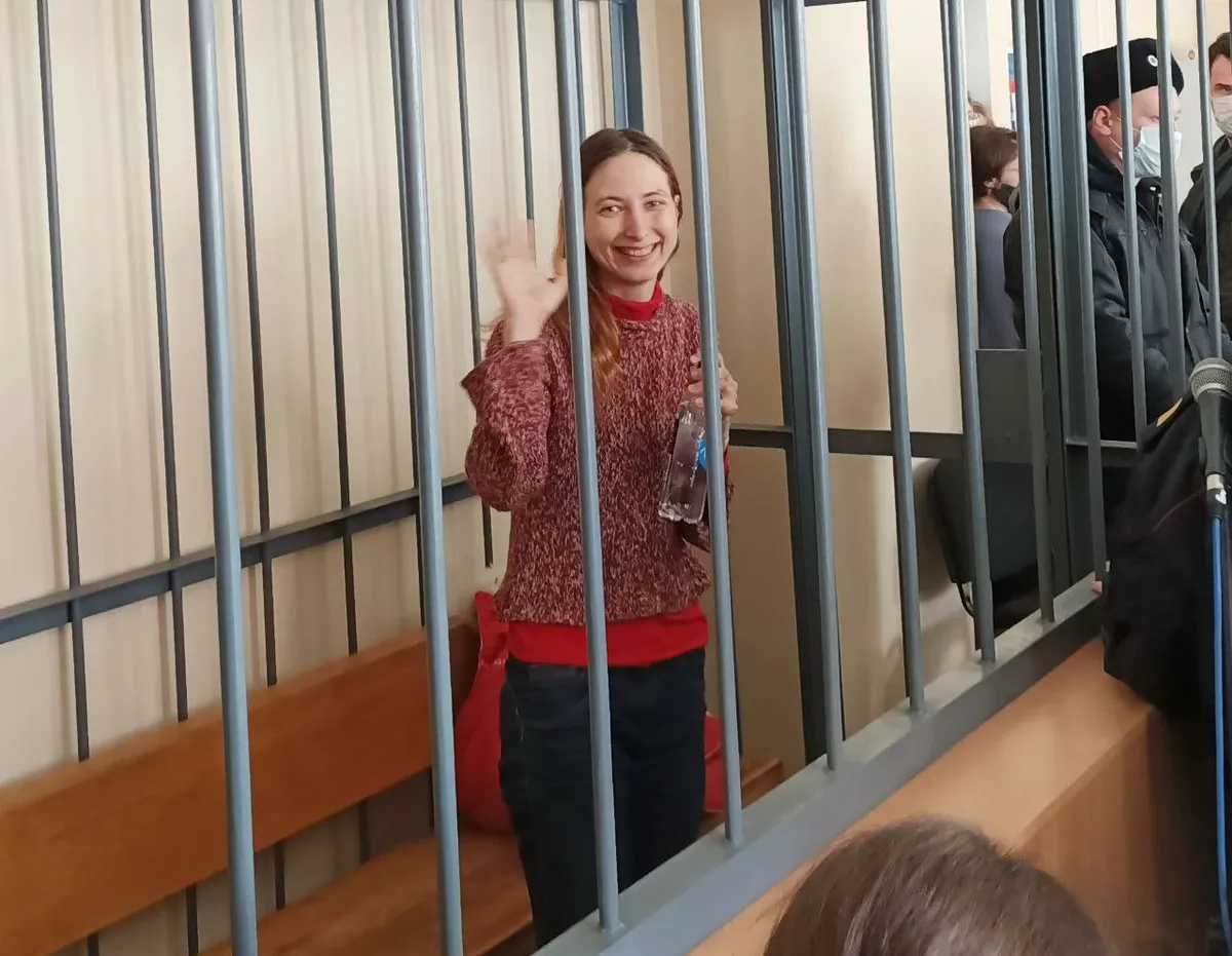 Саша Скочиленко. Фото: телеграм-канал Ивана Асташина