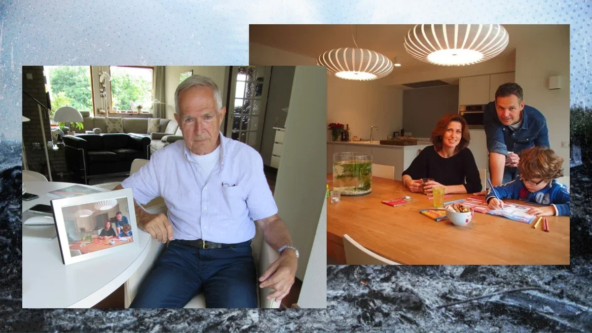 <br>Left: Anton Kotte. Photo: Yekaterina Glikman. Right: Miranda, Oscar and Remco Kotte. Collage: Novaya Gazeta Europe / Alyona Zykina, EPA