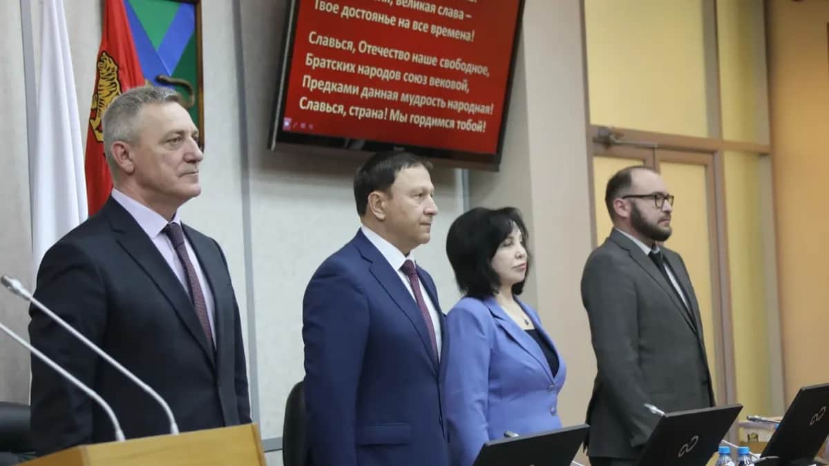 Заседание Законодательного собрания Приморского края 20 апреля 2022 года. Фото: Законодательное Собрание Приморского края