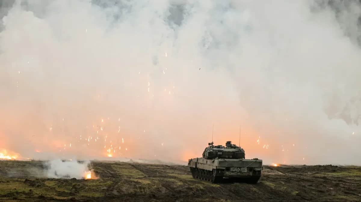 Leopard 2A6 battle tank. Photo: EPA-EFE/FRIEDEMANN VOGEL