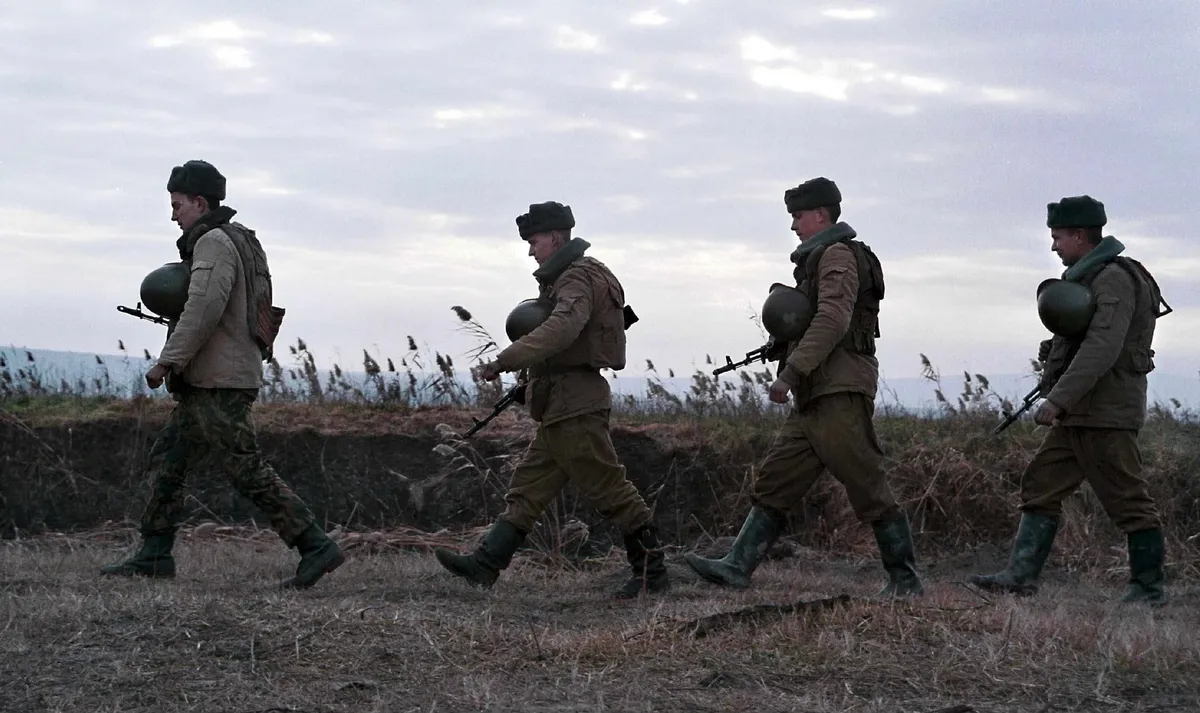 Российские военные в Чечне, 1999 год. Фото: EPA PHOTO