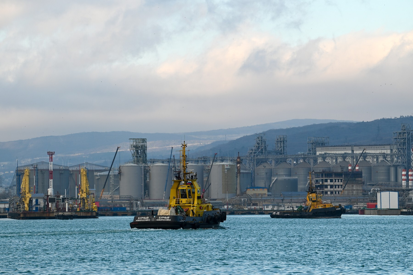 Глубоководный зерновой терминал в Новороссийском морском торговом порту. Новороссийск. 23 декабря 2025 года. Фото: Игорь Онухин / ТАСС / Profimedia