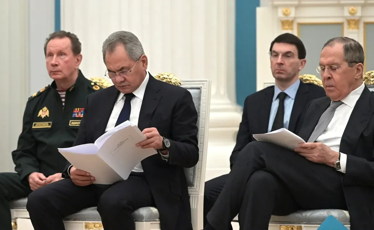 Russian Security Council meeting, 21 February 2022, Photo: the Russian President’s <a href="http://kremlin.ru/events/president/news/67825/photos" rel="noopener noreferrer" title="http://kremlin.ru/events/president/news/67825/photos">website</a>
