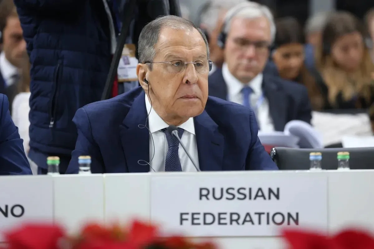 Лавров принимает участие в первом пленарном заседании СМИД ОБСЕ. Фото: <a href="https://t.me/MID_Russia/33269">телеграм-канал МИД РФ</a>