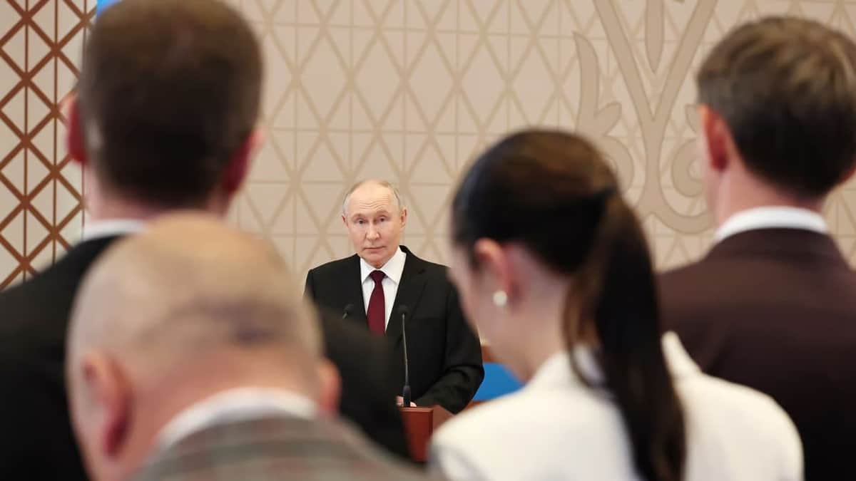 Amid falling approval ratings, Putin is appearing in public more — but still rarely leaves Moscow