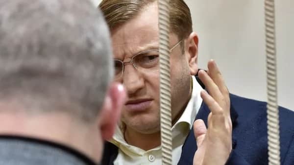 Дмитрий Михальченко во время судебного заседания, 2018 год. Фото: «Фонтанка»