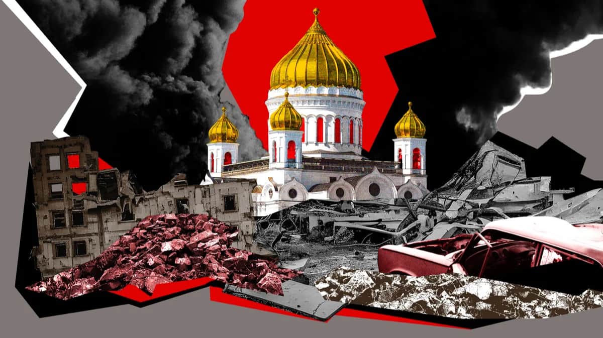 Коллаж: Настя Покотинска / «Новая газета Европа»
