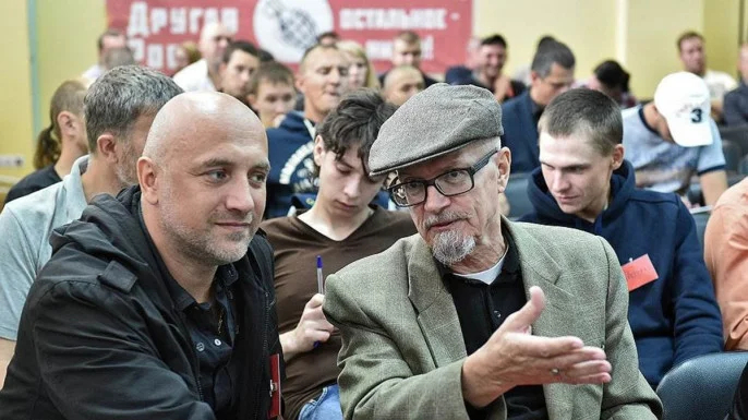 Захар Прилепин с Эдуардом Лимоновым