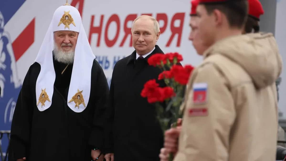 Patriarch Kirill and Russian President Vladimir Putin. Photo: Presidential press service