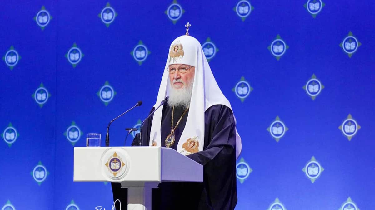 Патриарх Кирилл на заседании Рождественских образовательных чтений, 28 января 2024 года. Фото: Игорь Палкин / patriarchia.ru