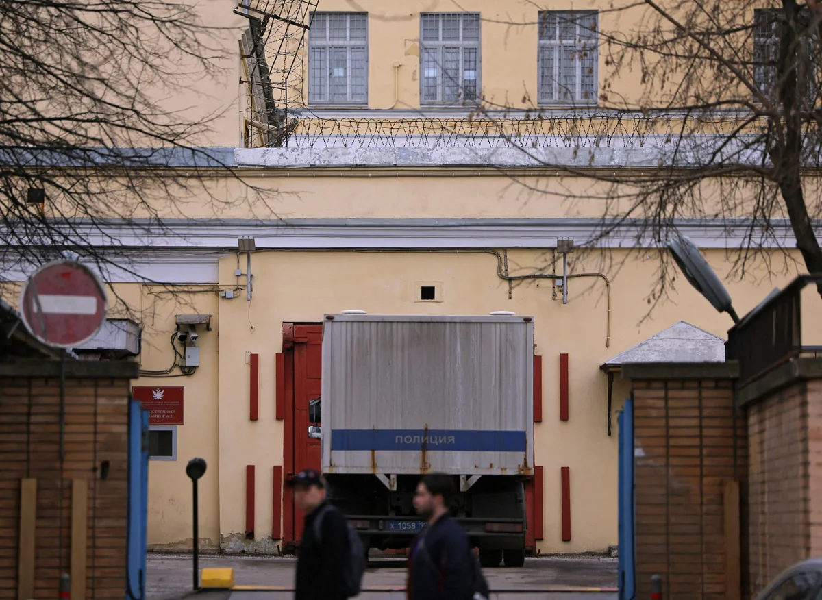 Вид на следственный изолятор «Лефортово» в Москве, 30 марта 2023 года. Фото: Евгения Новоженина / Reuters / Scanpix / LETA