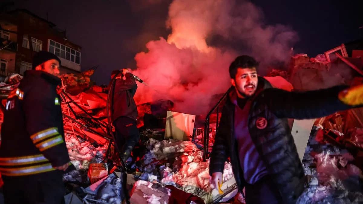 Последствия землетрясения в Турции, 7 февраля 2023 года. Фото: EPA-EFE / SEDAT SUNA