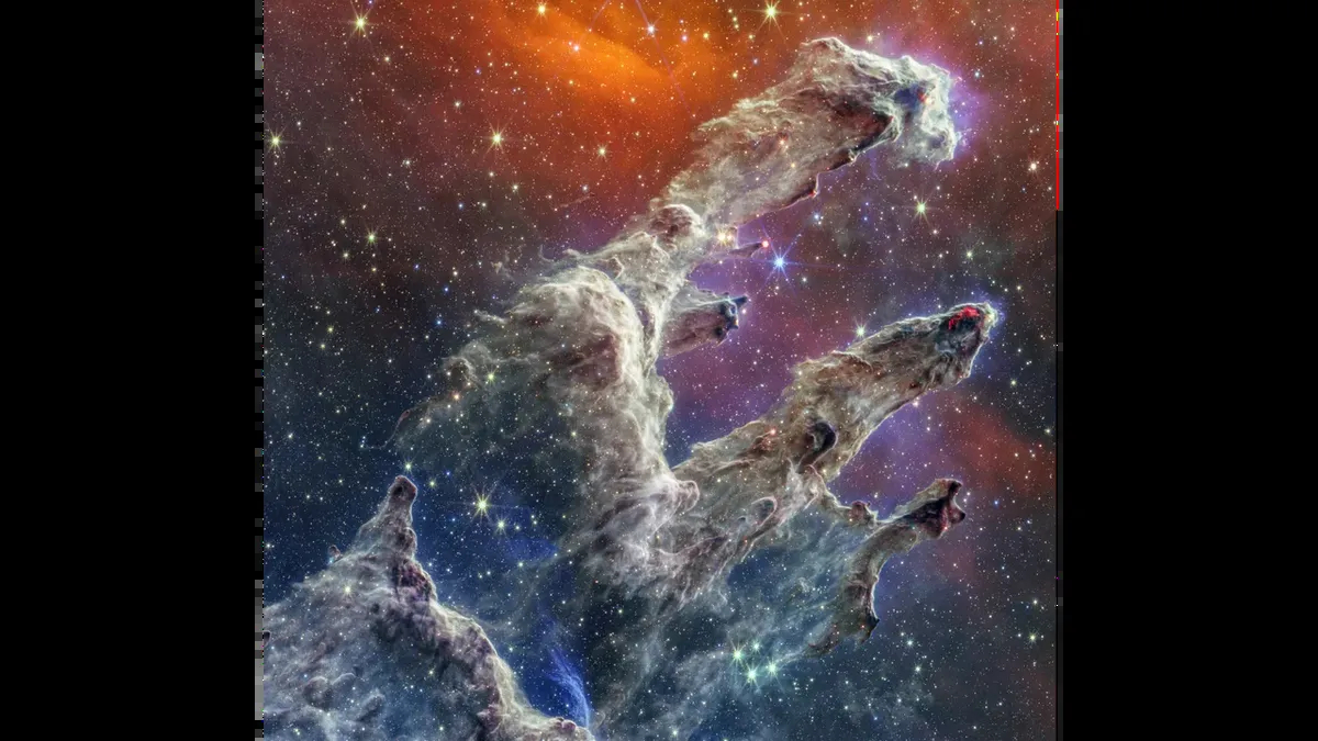 Снимок телескопа «Джеймса Уэбба». Фото: NASA