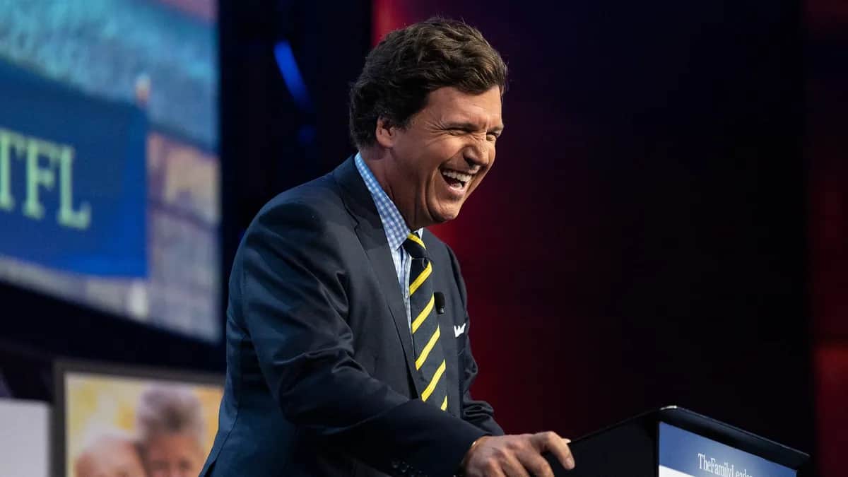 Бывший телеведущий американского канала Fox News Такер Карлсон. Фото: USA TODAY NETWORK / Reuters Connect