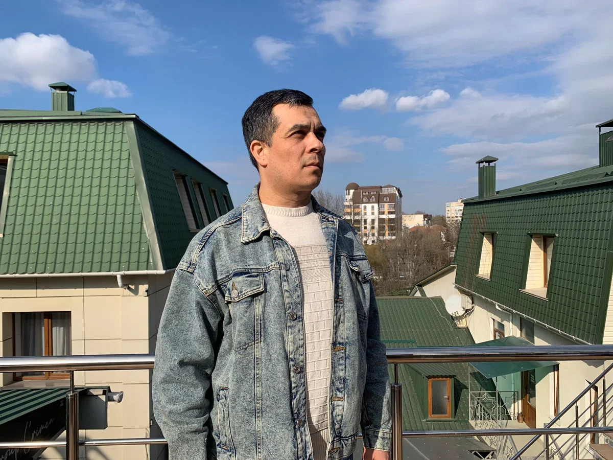 Lawyer Emil Kurbedinov. Photo: Ivan Zhilin / Novaya Gazeta