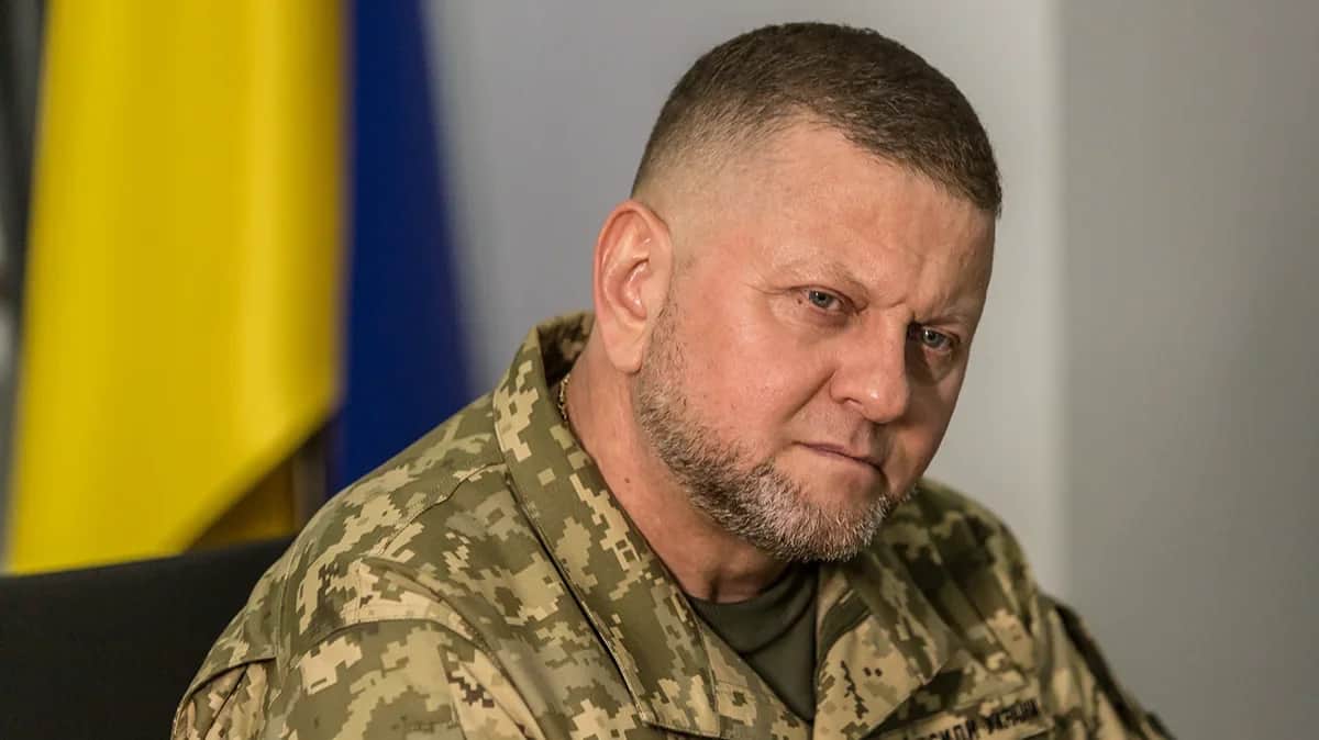 Valeriy Zaluzhnyi in his office in Kyiv in June. Photo: Oksana Parafeniuk / The Washington Post / Getty Images