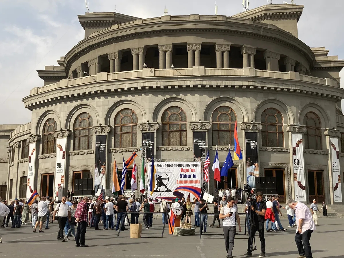 Митинг в Ереване. Фото: Ирина Купряхина, специально для «Новой газеты. Европа»