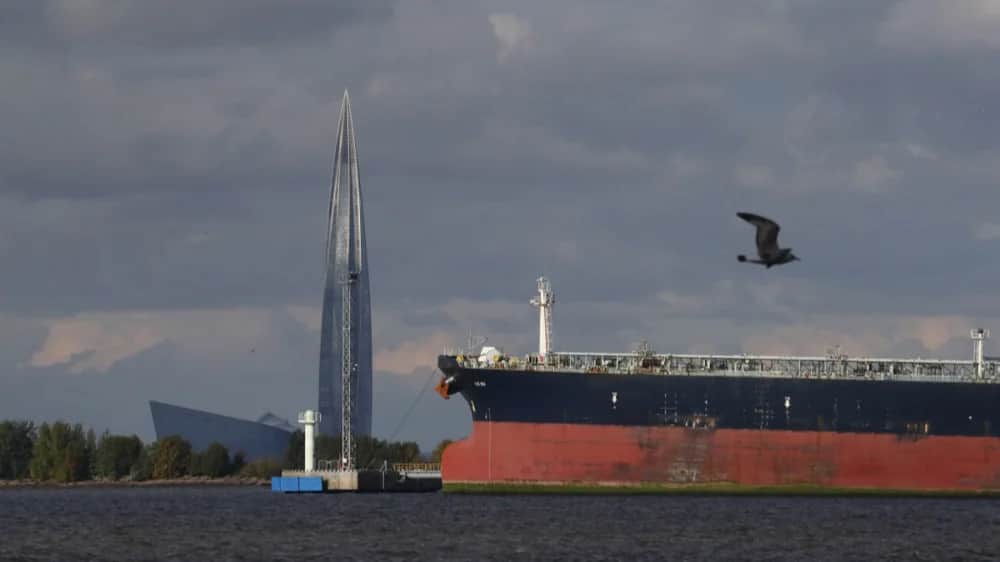 Российский нефтяной танкер. Фото: Анатолий Мальцев / EPA-EFE