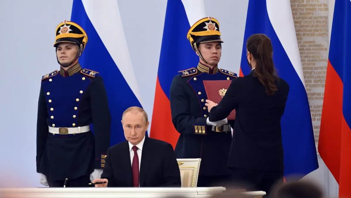 Vladimir Putin. Фото: EPA-EFE/GRIGORY SYSOEV / SPUTNIK / KREMLIN POOL