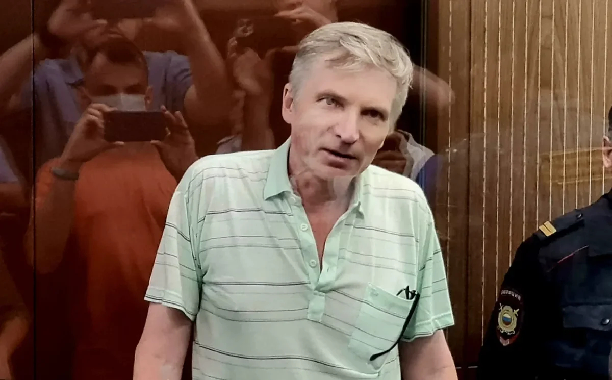 Alexey Gorinov in the courtroom. Photo by Andrey Karev
