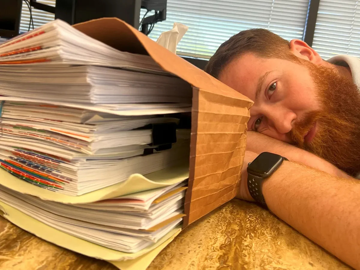 Elizaveta and Georgii’s case file. Photo courtesy of the author