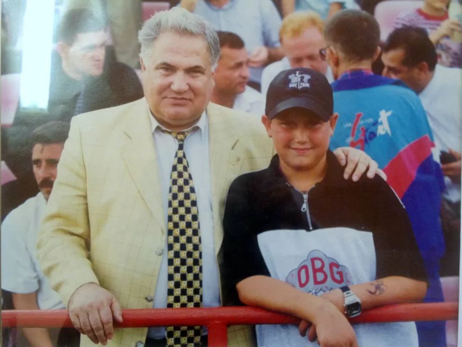 Miron Shor with his son, Ilan. Photo: Facebook