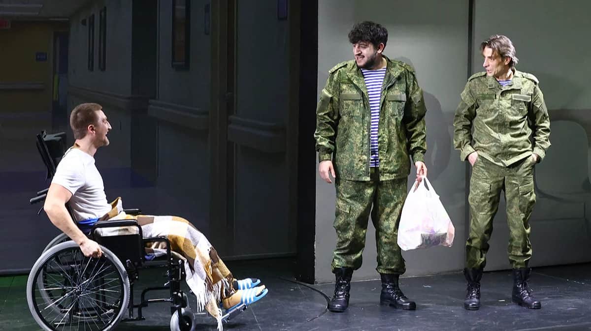 Показ спектакля Эдуарда Боякова «Хорошие фото» перед премьерой на сцене Нового театра. Фото: Ярослав Чингаев / Агентство Москва