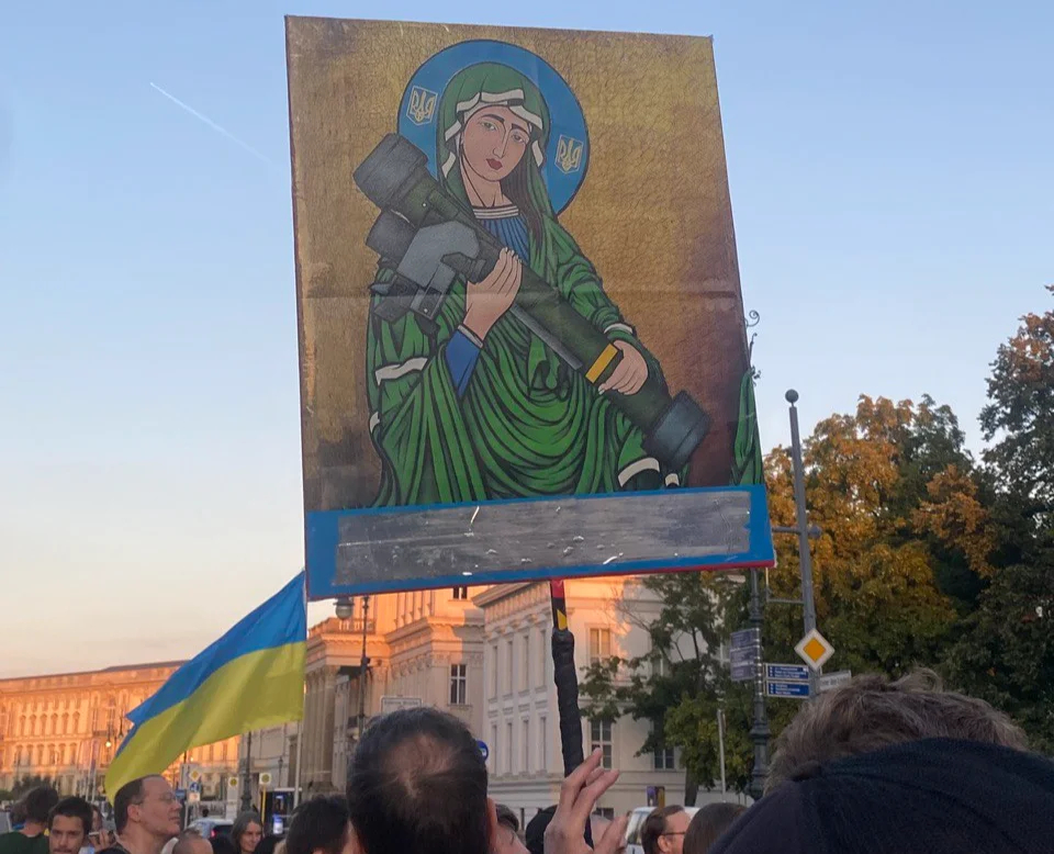 Акция 15 сентября в Берлине. Фото: Ксения Гапченко, специально для «Новой-Европа»