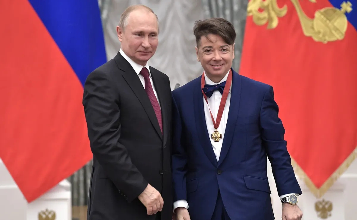 Валентин Юдашкин во время награждения орденом «За заслуги перед Отечеством» III степени, 23 мая 2019 года. Фото: kremlin.ru