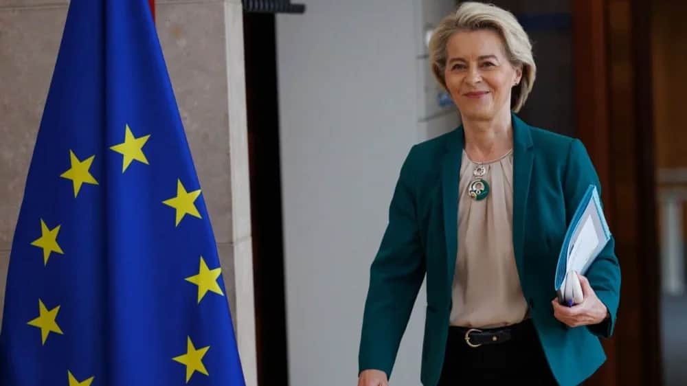 President of the European Commission Ursula von der Leyen. Photo: EPA-EFE/OLIVIER MATTHYS