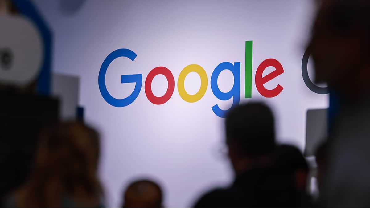 Логотип Google во время Ганноверской ярмарки в Ганновере, Германия, 31 марта 2025 года. Фото: Hannibal Hanschke / EPA