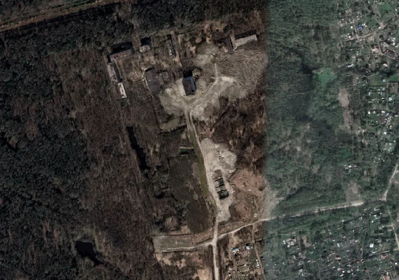 Polygon Ogino, 60°01'37.1"N 30°05'36.3"E. Source: Google Earth Image © 2022 Maxar Technologies