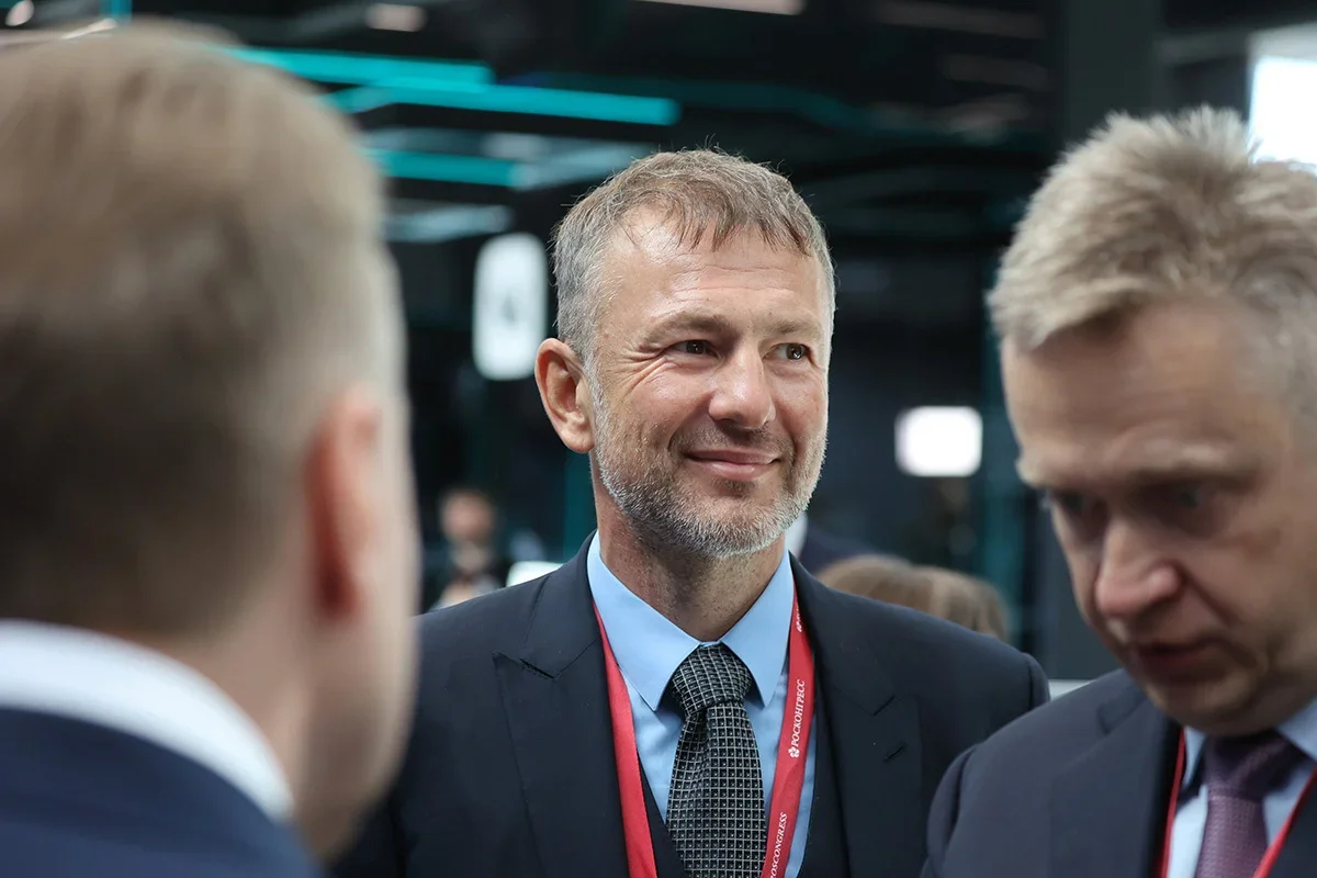 Andrey Melnichenko at the St. Petersburg International Economic Forum (SPIEF) in June 2021. Photo: Andrey Rudakov / Bloomberg / Getty Images