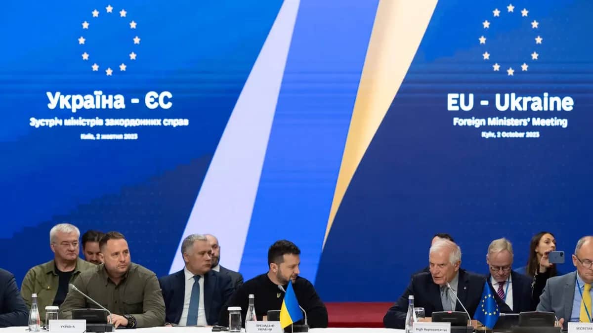 Встреча министров иностранных дел ЕС, Киев, 2 октября 2023 года. Фото: Josep Borrell Fontelles / Twitter