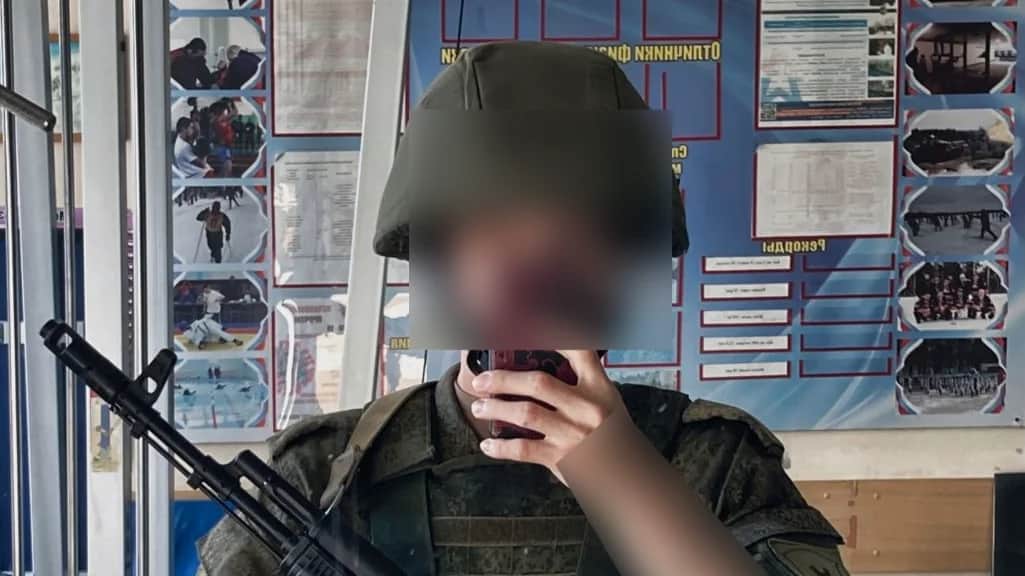 Один из срочников, с кем были принудительно заключены контракты в Чебаркуле. Фото: «ВКонтакте»