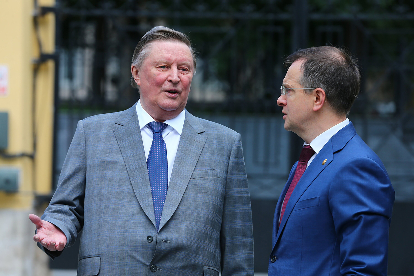 Сергей Иванов и Владимир Мединский, Москва, 26 июня 2024 года. Фото: Сергей Ведяшкин / Агентство «Москва»