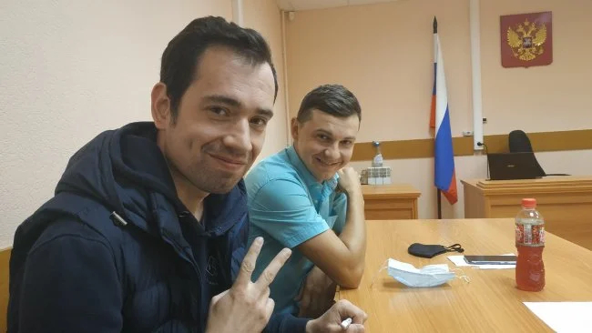 Алексей Ворсин в суде. Фото: штаб Навального в Хабаровске